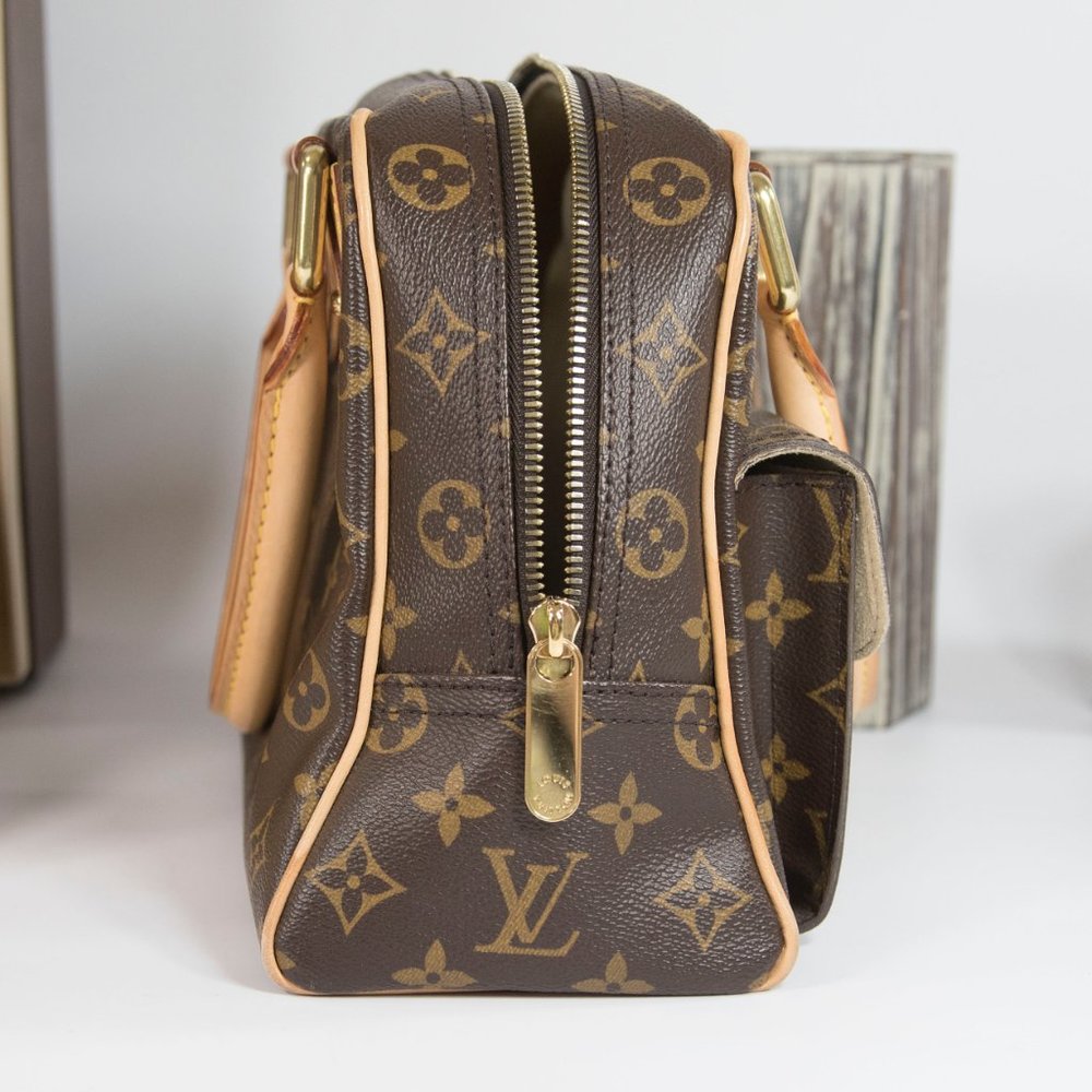 *SOLD* Louis Vuitton Monogram Manhattan PM Satchel - Picture 10 of 12